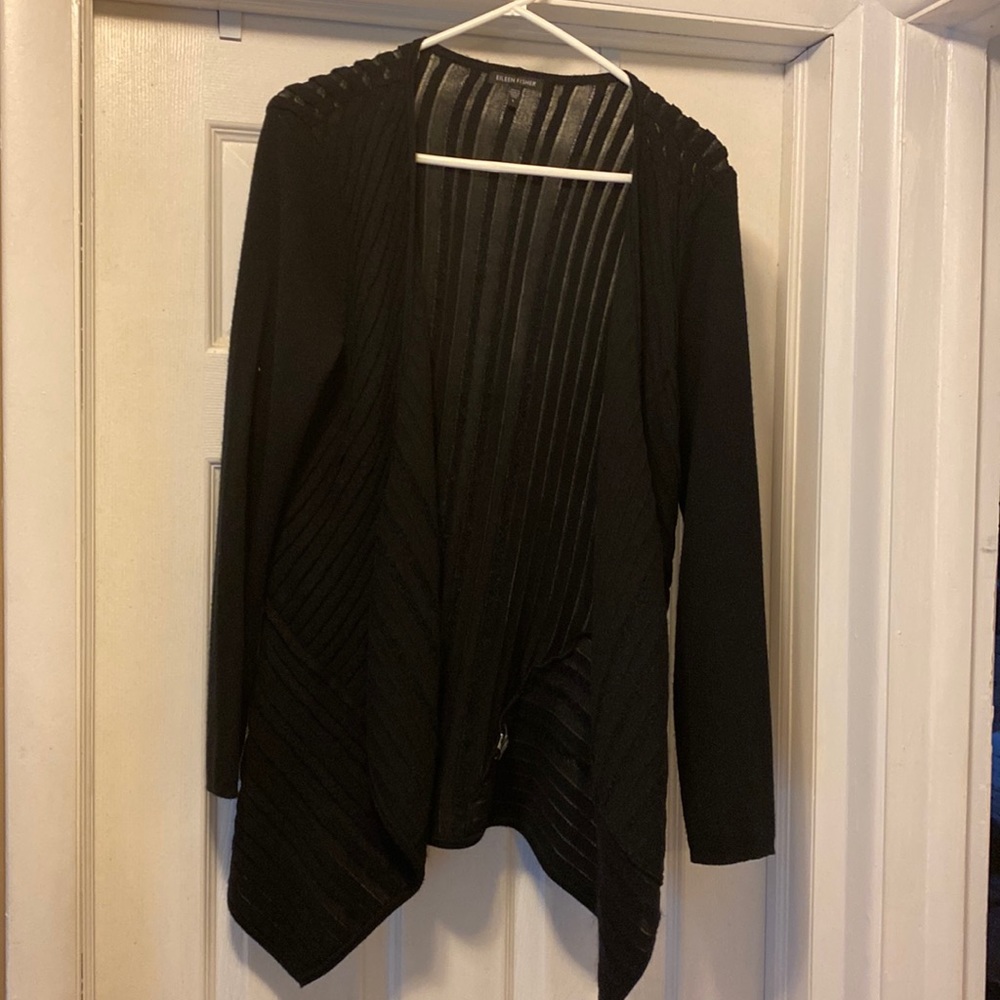 Black Eileen Fisher Cardigan